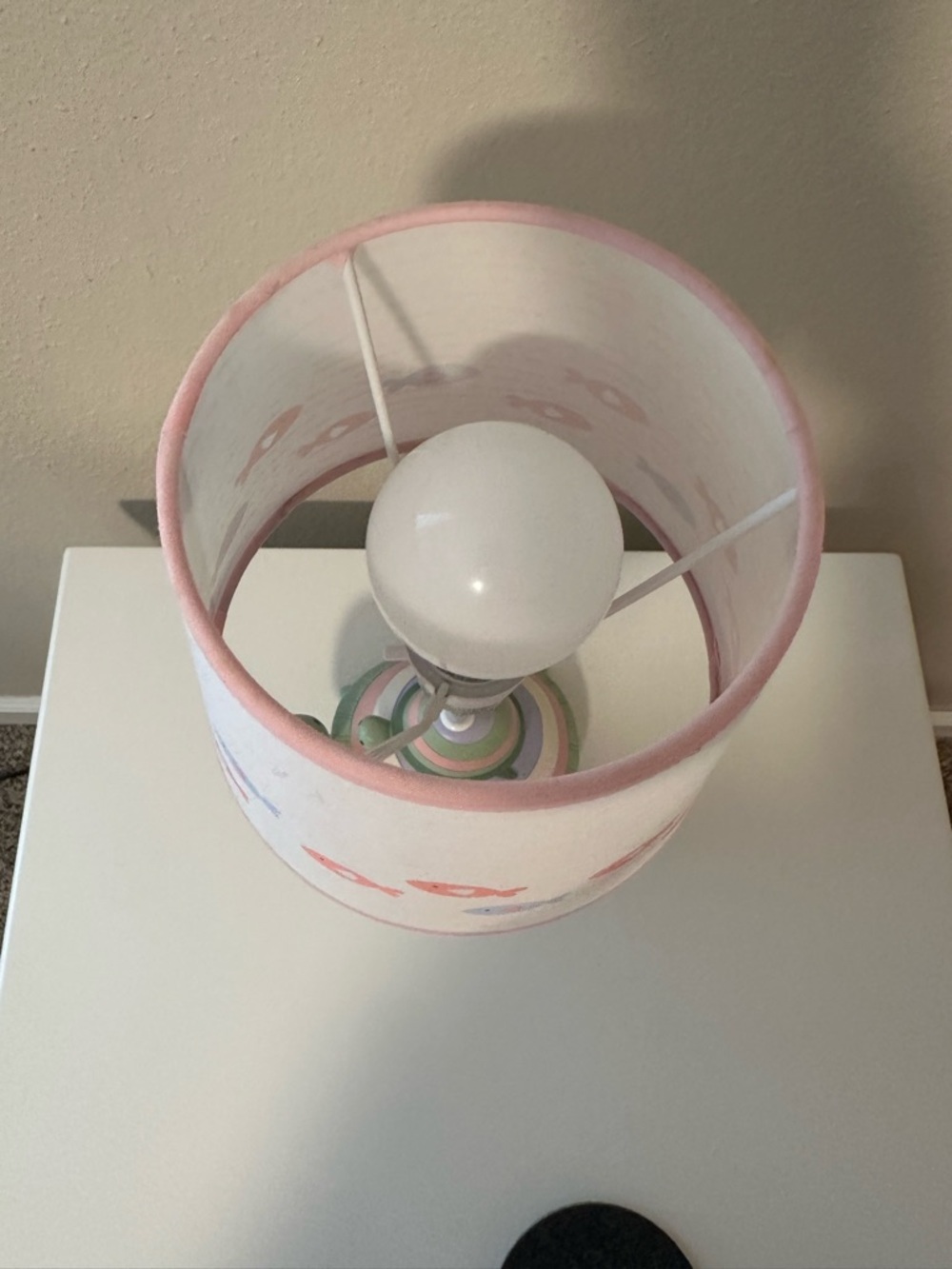 Pink & Green Turtle Table Lamp for Kids - Picture 2 of 2